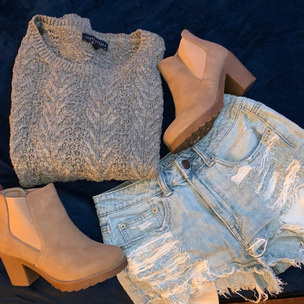 Gray Knit Sweater
